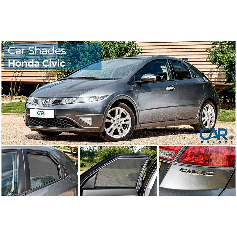 Set Car Shades  Honda Civic 5 deurs 2006-2012 (4-delig)