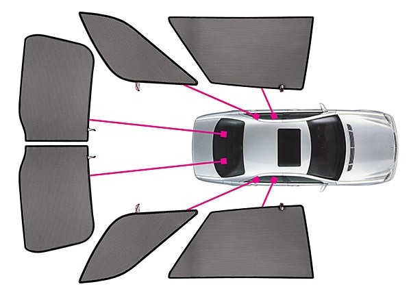 Privacy Shades BMW 3 serie sedan 2005-2012